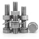 thumbnail image 4 of Tornillo de fijación de titanio puro Tornillo hexagonal Rosca métrica Juego de juntas de tuerca hexagonal, buena resistencia a la abrasión (Color : 160 mm (1 unidad), tamaño: M16), 4 of 5