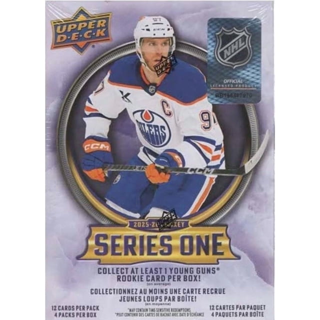 Blaster Box Upper Deck Series One Hockey 2025/2026 con cartas