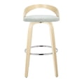 thumbnail image 6 of Grotto 30" Fixed-Height Bar Stool, Bar Chairs, Swivel Bar Stools, Bar Stools Set of 2, 6 of 10