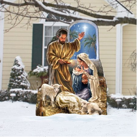 Details about   Battery Operated Nativity with LED Lights and Timer by Roman CHOICE $72 LN 