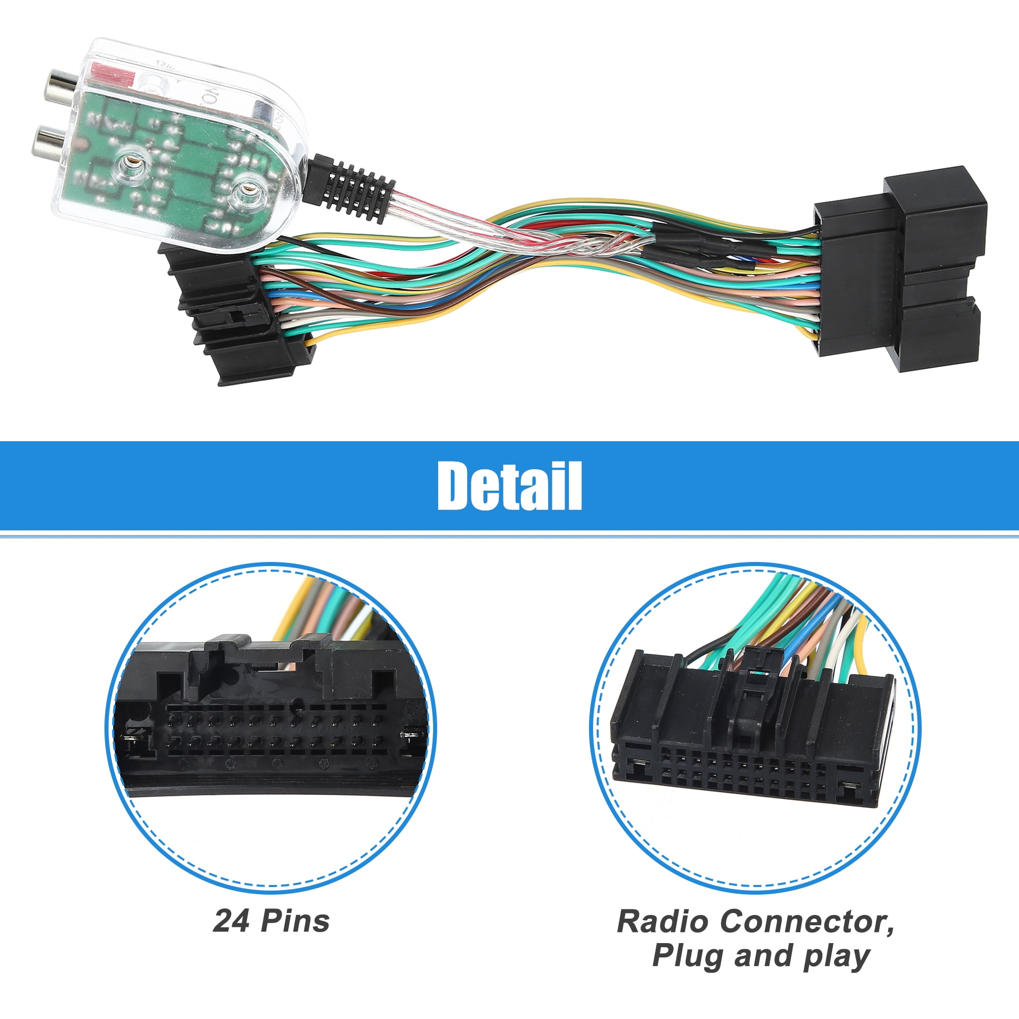 Unique Bargains Add an Amp Amplifier Adapter Interface for Ford Edge Focus Fusion
