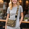 thumbnail image 2 of TSOVTHRID Yellow Leopard Print PU Leather Crossbody Bags for Women, Crossbody Purse with Adjustable Strap Zipped Pockets, Handbag Shoulder Bag, 2 of 7