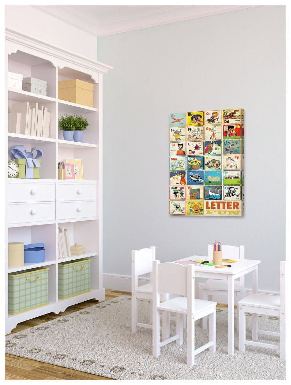 Marmont Hill "Letter Fun" by Curtis Painting Print on Canvas
