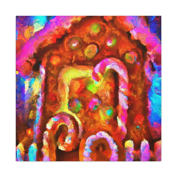 Gingerbread Fauvism Dream - Canvas