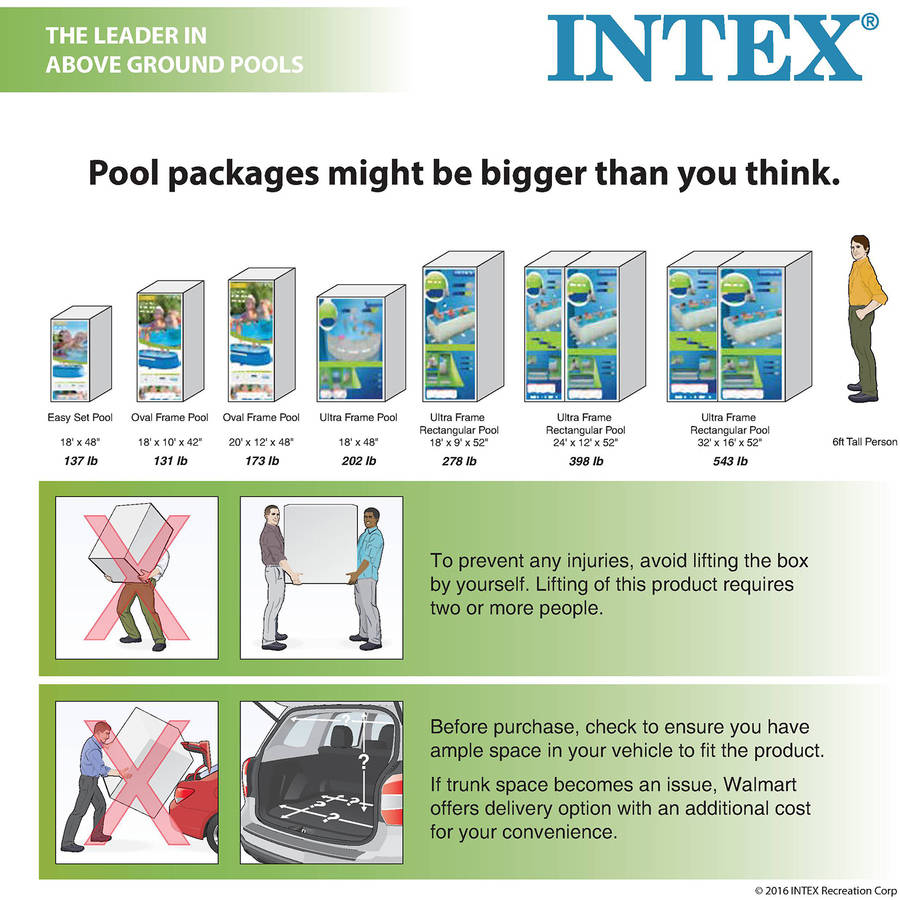 Intex 18' x 9' x 52 Ultra Frame Rectangular Above Ground Pool with Sand Filter Pump