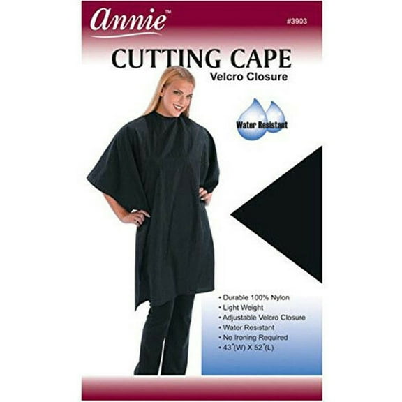 Annie Water Resistant Cutting Cape Black