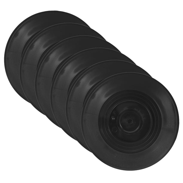 unbranded 6Ud Vinilos Decorativos De Plástico Negro Para Pared Con Estilo Retro Y Fácil Instalación