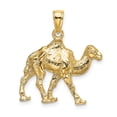 thumbnail image 2 of FJC Finejewelers 14k Yellow Gold 3d Camelsingle Hump Charm, 2 of 6