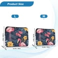 thumbnail image 4 of FORMRS 15"-15.6" Laptop Sleeve Protective Case Soft Carrying Quilted Computer Bag Cover, Red Floral Flamingo, 4 of 7