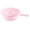 Pink, variant on Home 8.5 Inch Deep Plastic Strainer Colander with Long Handle, Rice Washing Sieve, Kitchen Vegetable Fruit Strainer, Hollow Drain Colander, Household Food Prep Draining Accessory,Pink
