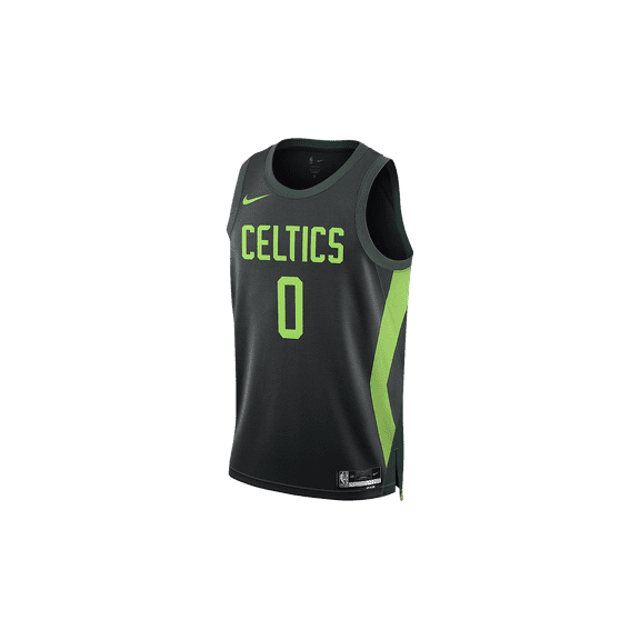 NIKE MENS NBA JAYSON TATUM BOSTON CELTICS SWINGMAN JERSEY "Black/Pro Green/Action Green" FQ4335 011 FQ4335 011 from Stadium Goods