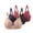 Brick Red, variant on Women’s Convertible Strap Seamless Bra 3Pack T-Shirt Bra with Clear Straps, Removable Padding J-Hook for Racerback Brick Red 115C