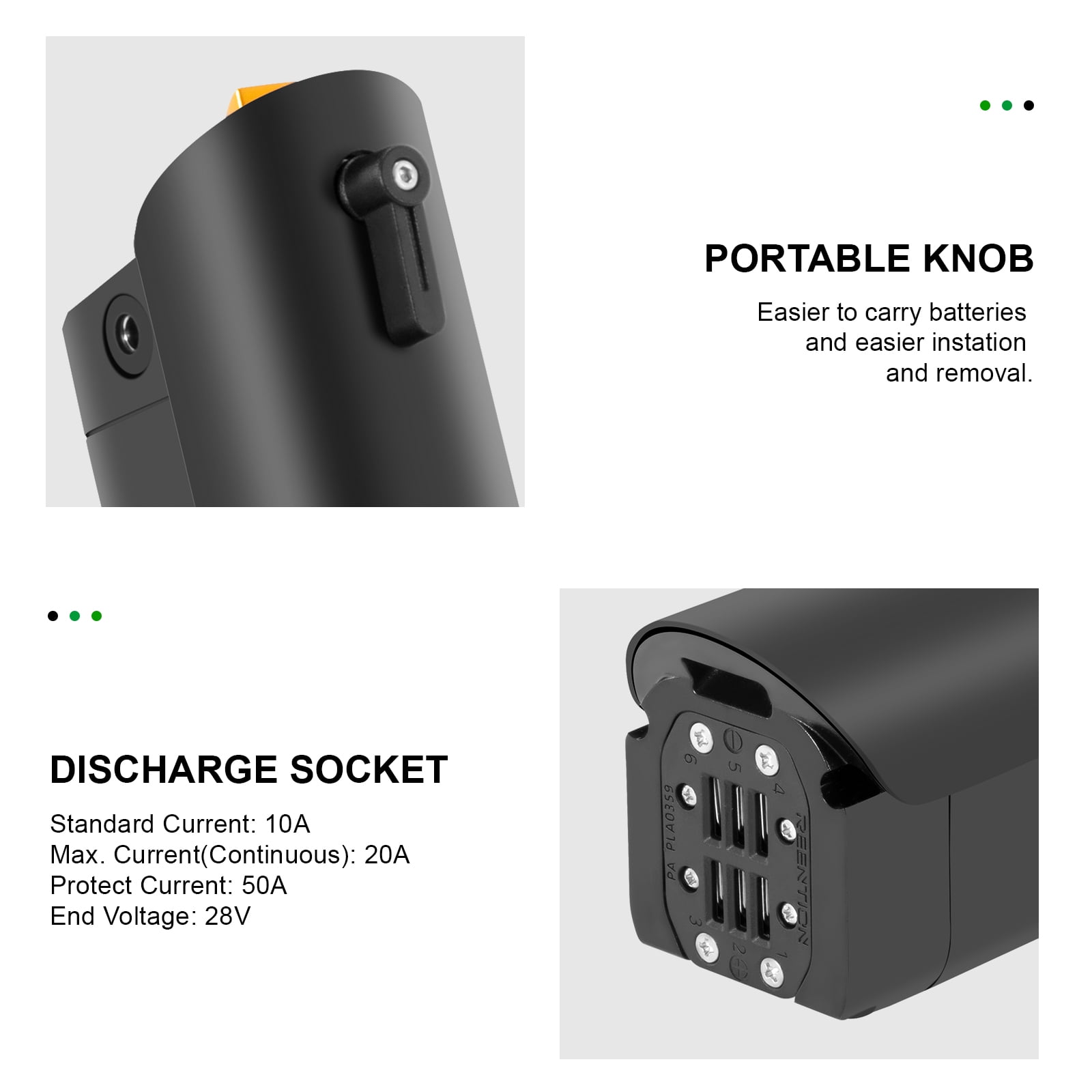 YOSE POWER Ebike Lithium Battery 36V 10Ah Compatible with Aventon Soltera.2 and Soltera.2 Step-Through Ebikes for Aventon Bicycles Replacement Batteries