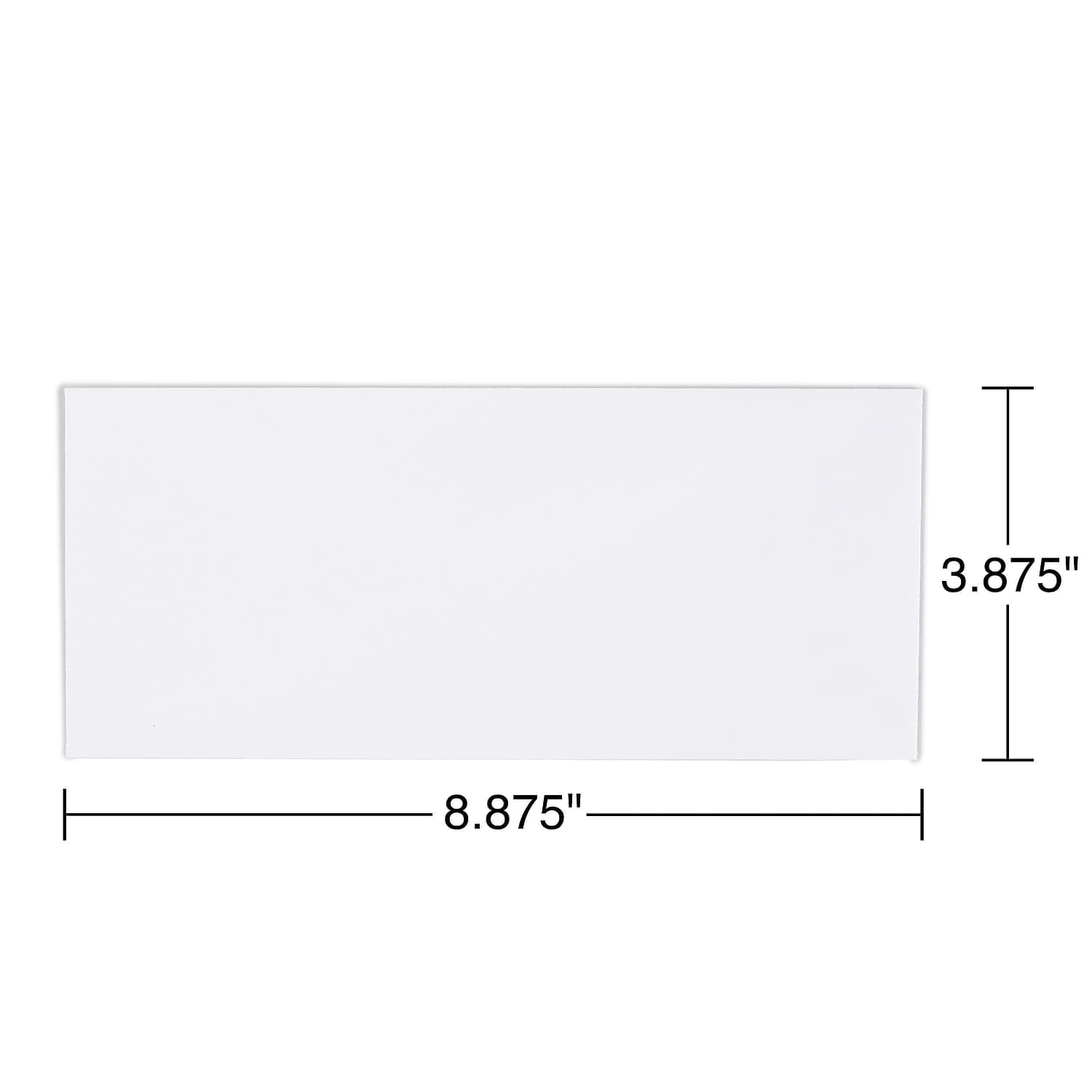 Staples #9 Standard Business Gummed Envelopes 500/Box (247650/19255)