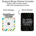 thumbnail image 3 of Big Dot of Happiness Still Got Class - Find the Guest Bingo Cards and Markers - High School Reunion Party Shaped Bingo Game - Set of 18, 3 of 5