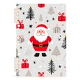 thumbnail image 7 of FORMRS 1-Subject Spiral Notebook 8" x 5" College Ruled 60 Refillable Sheet A5 Hard Cover, 2 Pack, Gray Christmas Santa, 7 of 7