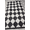 Black-White, variant on Geetinfly 8*10FT Area Rugs 320Gsm Pp Tube Plastic Woven Outdoor Carpet-Modern-Large Diamond Grid Black Brown
