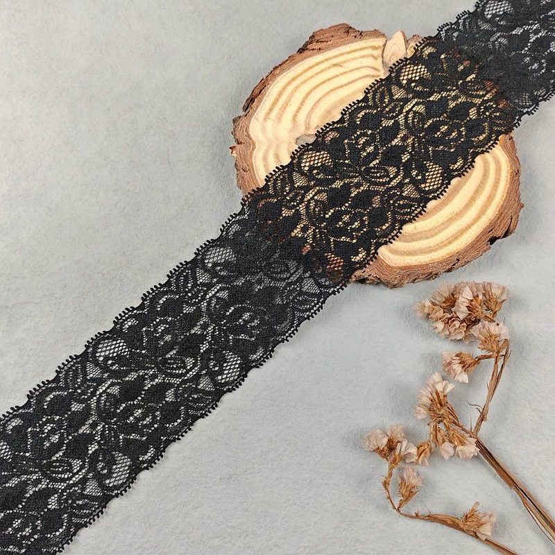 Beige Lace Ribbon 10 Yards Cotton Lace Trim Crochet Sewing Lace for Crafts, Gift Package Wrapping, Bridal Wedding Decoration, Widen 2.35 inch,Style 3