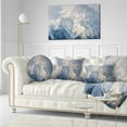 thumbnail image 3 of Designart Ushba Peak in Clouds - Landscape Photography Throw Pillow - 12x20, 3 of 5