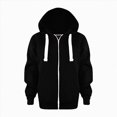 thumbnail image 3 of HCNTES Boys Winter Outfits 2PCS Boys Solid Pullover Hoodies Sweatshirt Zip Jackets Sweatspant Suit Kids Tracksuit Set 3-12 Years Boys Autumn Fall Set, 3 of 7