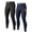 Black+Black+Black+Navy Blue, variant on 4 Pcs Thermal Pants for Men Fleece Lined Thermal Bottom Athletic Base Layer Cold Weather Gear