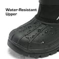 thumbnail image 2 of DREAM PAIRS Kids Boys Girls Waterproof Mid Calf Snow Boots Outdoor Insulated Winter Warm Duck Boots Black/Grey Size 10, 2 of 7