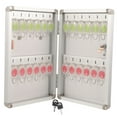 thumbnail image 5 of OATIPHO 1 Set Key Storage Box Silver Aluminium Alloy Security Lock Indoor Use, 5 of 8