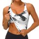 thumbnail image 3 of Fotbe Monochrome Flying Ravens Sujetador Deportivo Largo sin Aros para Mujer con Almohadillas y Soporte Medio, Transpirable y Absorbente, Camiseta Tipo Chaleco o Tank Top-Medium, 3 of 8