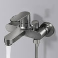 thumbnail image 5 of Wall Mounted Bathroom Shower Faucet with Handheld Hand Shower Bathtub Mixer Set, 5 of 5