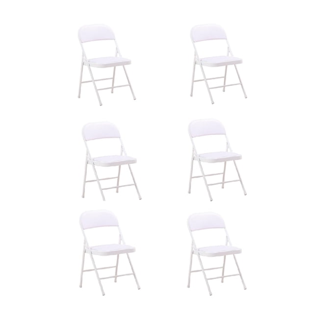 Sillas Plegables Ilios Inova Paquete de 6 Piezas Color Blanco