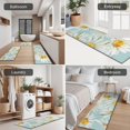 thumbnail image 5 of Lightblue Daisy Flower Watercolor Pattern Kitchen Rugs Sets Of 3,Kitchen Runner Rugs Non Skid Washable,Decorative Kitchen Floor Mats for Kitchen,Sink,Laundry,17"x30"+ 17"x47" + 17"x59", 5 of 6