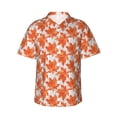 thumbnail image 1 of Fotbe Maple Leaves A Camisa Hawaiana para Hombre Unisex – Camisa Casual de Verano con Botones de Manga Corta de Algodón y Lino,XX-Large, 1 of 7