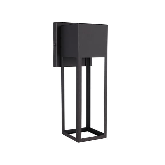 Craftmade Notable 12 in. 1 Light Midnight Finish Outdoor Wall Lantern Sconce