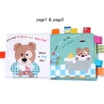 thumbnail image 3 of Binwennn Baby Dog Cloth Book Baby Toy Cloth Development Sound Books Baby Necessities 6-12 Months Baby Puzzles 6-12 Months My First Year Baby Book Babies First Books Baby Record Book Baby Photo Book, 3 of 4