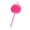 Rose Red Crystal Crown, variant on Jesscasday Furry Pom Ballpoint Pen Funny Writing Tool 0.7mm Refillable for Student Writing Drawing Christmas Stocking Fillers