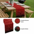 thumbnail image 5 of Ombre Red Geometric Table Runner - 70 Inch Long, Kitchen Dining Table Runner Dresser Scarves, Modern Abstract Art Farmhouse Decor for Coffee Tables Wedding Party Banquet, 5 of 8