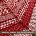 thumbnail image 2 of Perfect Red & White Assorted Homespun Plaid Gingham Homespun Cotton Fabric Bundle - Set of 4 Fat Quarters by JCS, 2 of 4