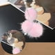 thumbnail image 3 of Sonducket Adorno de espejo, colgante Interior de diamantes de imitación, artesanía atractiva, decoración colgante de vista trasera, calcomanía bonita, Ropa, zapatos y accesorios Miscelánea Rosa, 3 of 6