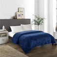 thumbnail image 1 of Chic Home BSB13323-US Sofiya Couverture Ultra Doux Molleton Microplush&44; Roi - Marine, 1 of 1