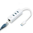 thumbnail image 1 of TP-Link UE330, 4 En 1 USB Ethernet Adaptador, USB 3.0 a USB 3.0 * 3 y Ethernet RJ45 LAN Gigabit, 1000Mbps, Compatible con Windows, Mac OS X, Chrome OS y Linux OS TP-Link NA, 1 of 6