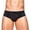 All Black, variant on Jamicy Men's Swimwear Low Waist Solid Color Quick Dry Swim Briefs Swimsuits Board Surf Shorts Look Great and Feel Confident
