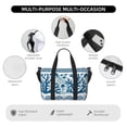 thumbnail image 3 of Travel Duffle Bag Sea Underwater Jellyfish Travel Tote Bags Carry on Luggage Waterproof Weekender Bags with Top Handle Adjustable Shoulde Strap for Travel Gym, 3 of 5