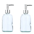 thumbnail image 1 of Dispensador de jabón transparente con bomba a prueba de óxido Dispensador de jabón de plástico para lavar a mano o cubiertos para baño y cocina, 1 of 5