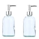 thumbnail image 1 of Dispensador de jabón transparente, bomba a prueba de herrumbre, dispensador de jabón de plástico para lavado de manos/cubiertos para baño y cocina, 1 of 5