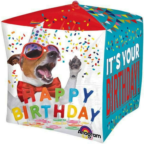 Dog Cubez Balloon 15"