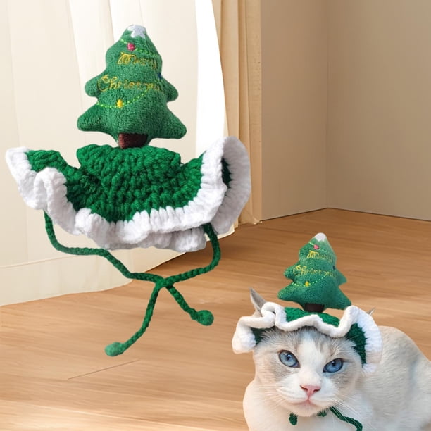de Navidad, alce de Navidad, suministros para gatos, decoración, vestido elegante suave, Gato/perro, sombrero de Navidad para gatos, cachorros árbol de Navidad