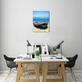 thumbnail image 7 of Abstract Beach Wall Art 12x16 Canvas Painting, Perfect for Coastal Bedroom Decor, 7 of 7