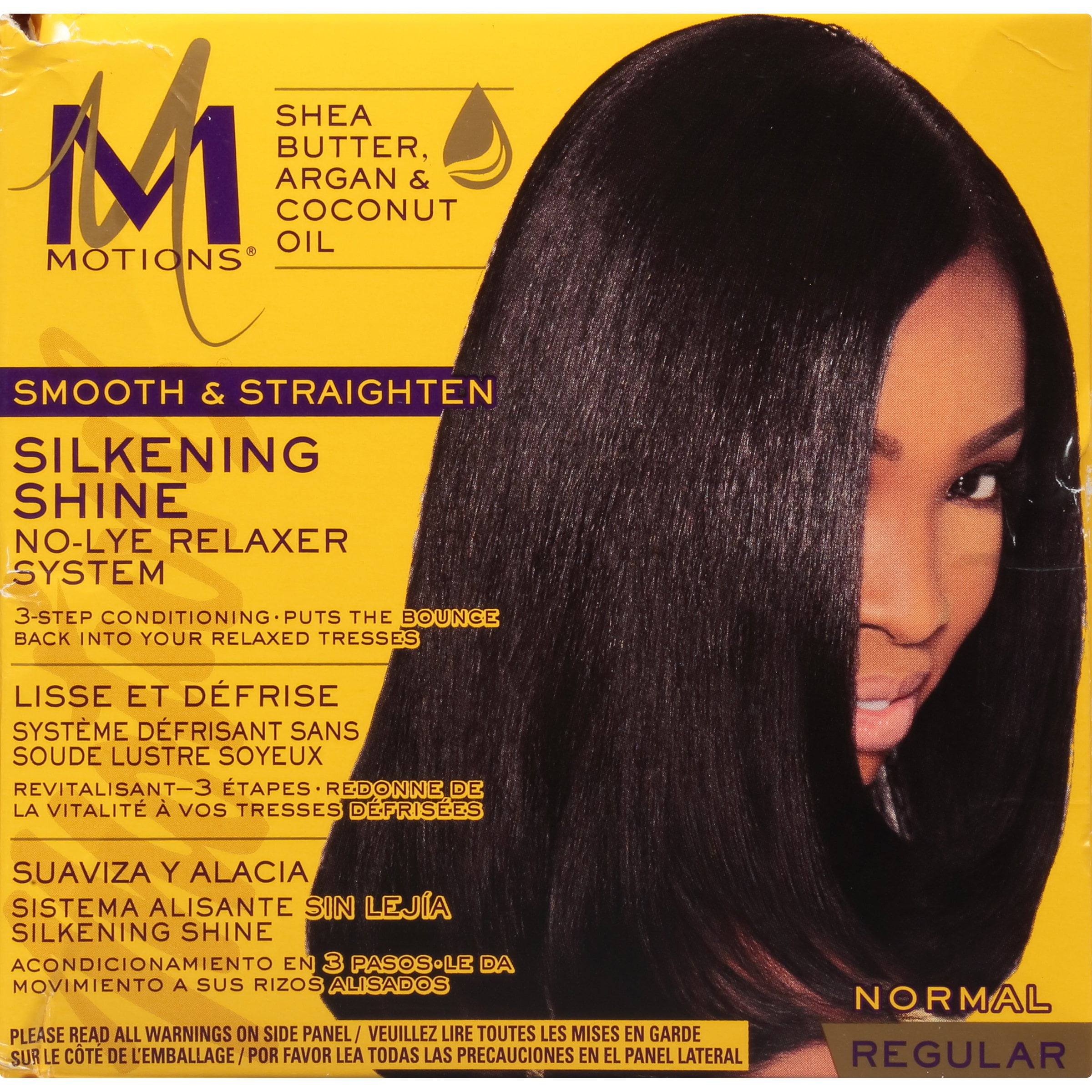 Motions Normal Silkening Shine No-Lye Relaxer System Box