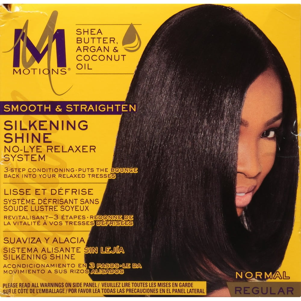 Motions Normal Silkening Shine NoLye Relaxer System Box