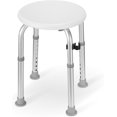 thumbnail image 1 of Careboda Chaise de Bain Réglable pour l'Intérieur de la Douche, Tabouret de Douche avec Acier Inoxydable Amélioré, outil-Free Assembly, 8 Hauteurs Réglables pour Aînés, Personnes Âgées, Femmes Enceintes, Handicapées et Handicapés (CBS01G), 1 of 7